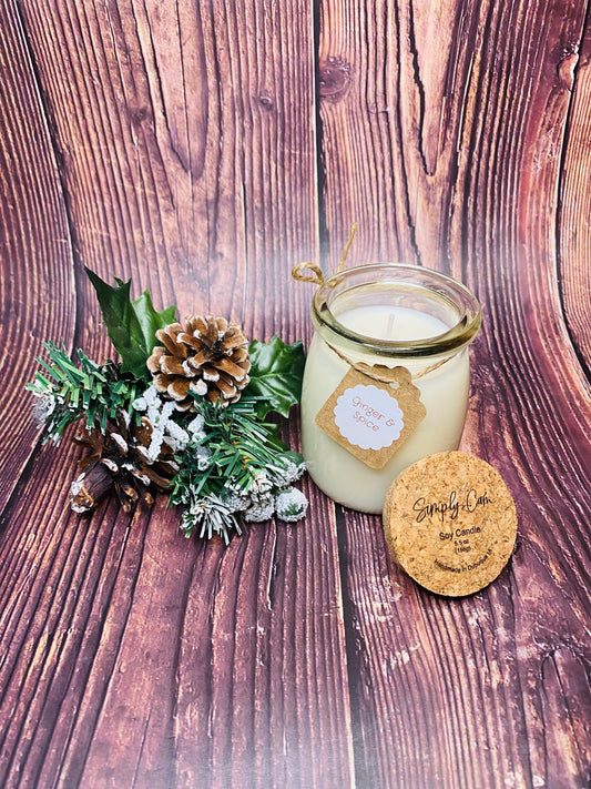 Glass Candle: Ginger & Spice