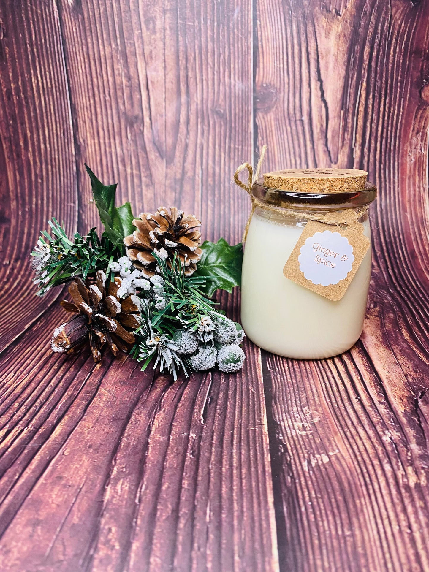 Glass Candle: Ginger & Spice